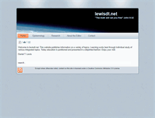 Tablet Screenshot of lewisdt.net